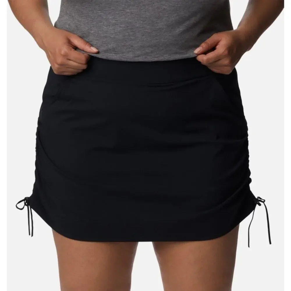 Columbia Anytime Black Casual Side Cinch UPF Mini Skort Size Medium